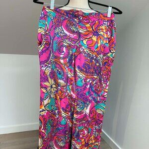 Lilly Pulitzer Sea And Be Seen Cambridge Palazzo Pants | Size S | Floral Paisley